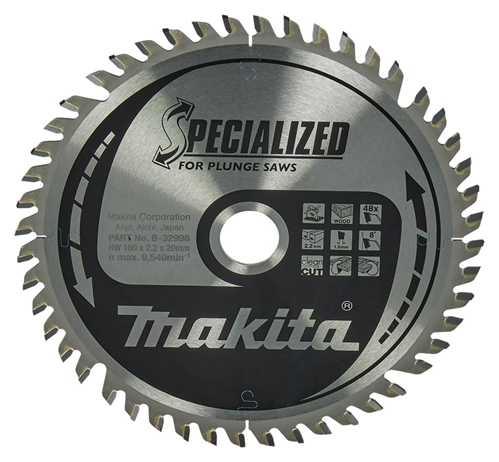 Cirkelzaagblad Hm Makita - 160X2.2X20MM 48T ATB Cirkelzaagblad Hm Makita - 160X2.2X20MM 48T ATB