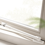 telescoop uitzetter staalwit/wit axa-5 telescoop uitzetter staalwit/wit axa-5