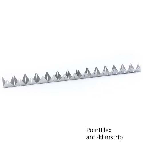 Anti-Klimstrip Rvs A4 Pointflex - 60X15MM 980MM Anti-Klimstrip Rvs A4 Pointflex - 60X15MM 980MM