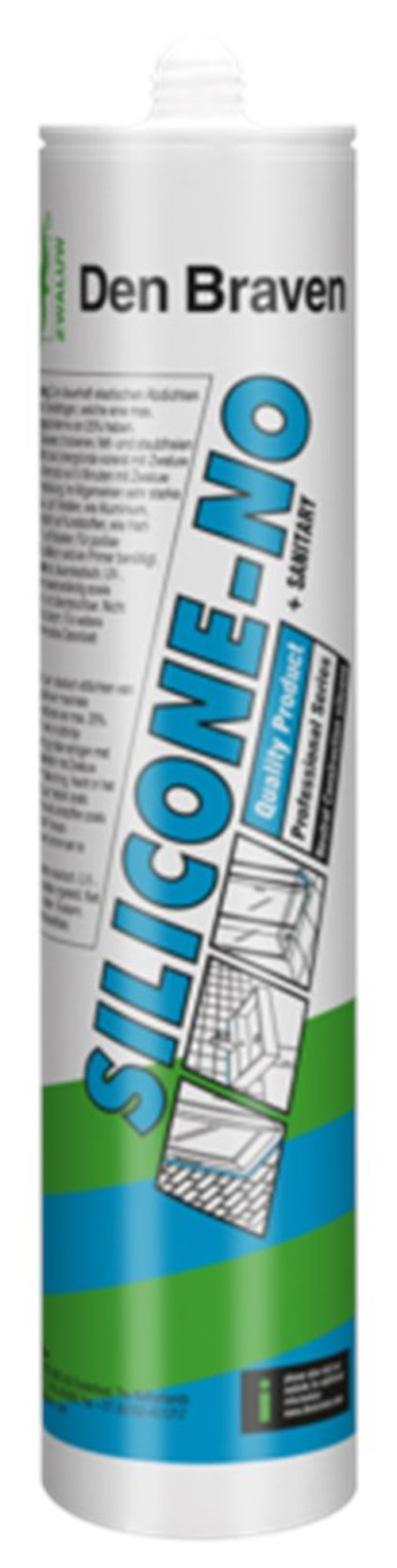 Siliconenkit No Zwaluw - 310ML ZILVERGRIJS Siliconenkit No Zwaluw - 310ML ZILVERGRIJS