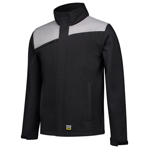 Jack Softshell Bicolor Naden Tricorp - 402021 ZWART/GRIJS S Jack Softshell Bicolor Naden Tricorp - 402021 ZWART/GRIJS S