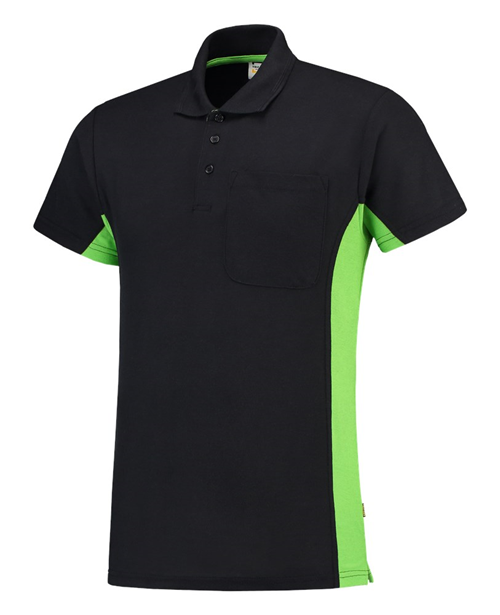 Poloshirt Bicolor Borstzak Tricorp - 202002 NAVY/LIME XS Poloshirt Bicolor Borstzak Tricorp - 202002 NAVY/LIME XS