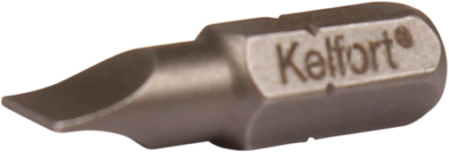 Schroefbit Gleufkop Kelfort - SL 0.8X5.5MM 25MM 1/4'' Schroefbit Gleufkop Kelfort - SL 0.8X5.5MM 25MM 1/4''