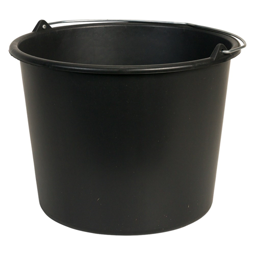 Bouwemmer Zwart - 12L DURABLE Bouwemmer Zwart - 12L DURABLE