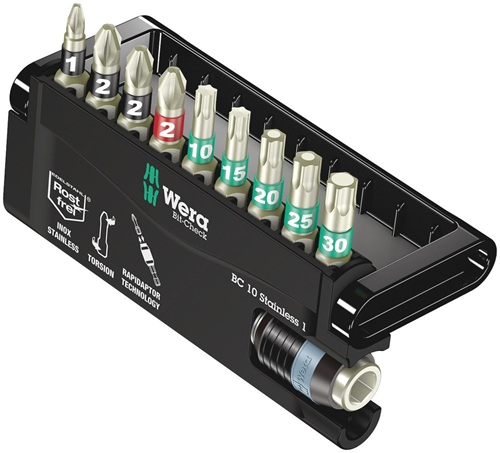 Schroefbitset Rvs Wera - BC10 STAINLESS 1 25MM Schroefbitset Rvs Wera - BC10 STAINLESS 1 25MM