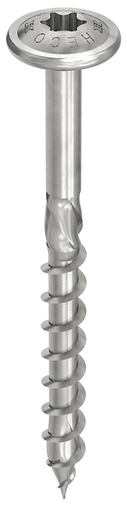 Tellerkopschroef Rvs A2 Heco -  6.0X120MM TK T30 Tellerkopschroef Rvs A2 Heco -  6.0X120MM TK T30