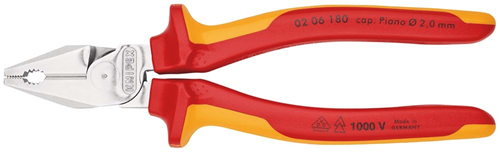 Combinatietang Kracht Knipex - VDE 0206-180MM Combinatietang Kracht Knipex - VDE 0206-180MM