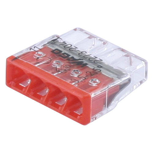 Lasklem 4-Voudig Transparant/Geel Wago - 2273-204  0.5-2.5MM2 Lasklem 4-Voudig Transparant/Geel Wago - 2273-204  0.5-2.5MM2