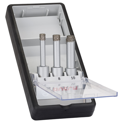 Diamantborenset Droog Bosch - 3-DELIG EASY DRY 6/8/10MM Diamantborenset Droog Bosch - 3-DELIG EASY DRY 6/8/10MM