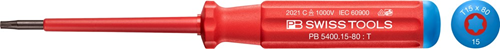 Schroevendraaier Torx Pb Swiss Tools - PB 5400.15-80 T15 Schroevendraaier Torx Pb Swiss Tools - PB 5400.15-80 T15