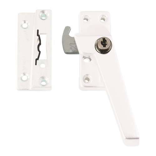 Raamsluiting Aluminium Wit Axa - 3319 RECHTS SKG* Raamsluiting Aluminium Wit Axa - 3319 RECHTS SKG*