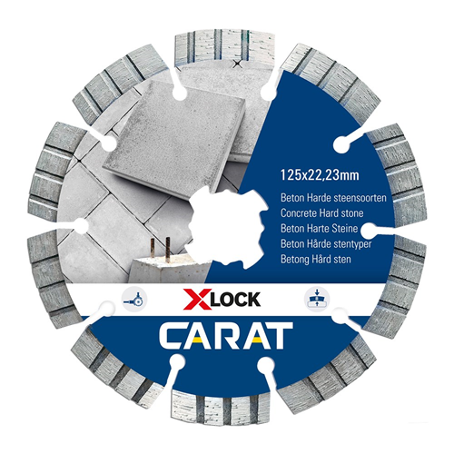 Diamantzaagblad Droog Carat Master - X-LOCK 125X22.23MM Diamantzaagblad Droog Carat Master - X-LOCK 125X22.23MM