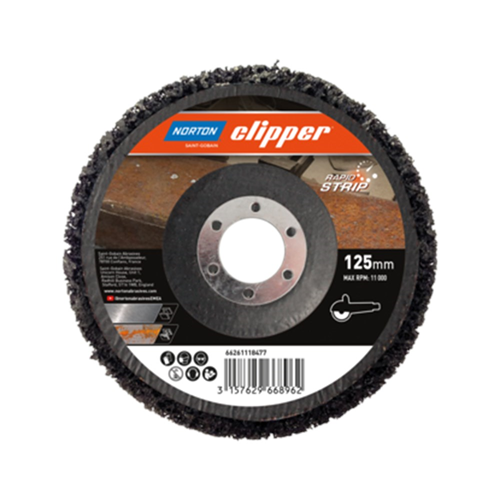 Schuurschijf Clean&Strip Norton Clipper - R4101 125X22.3MM Schuurschijf Clean&Strip Norton Clipper - R4101 125X22.3MM