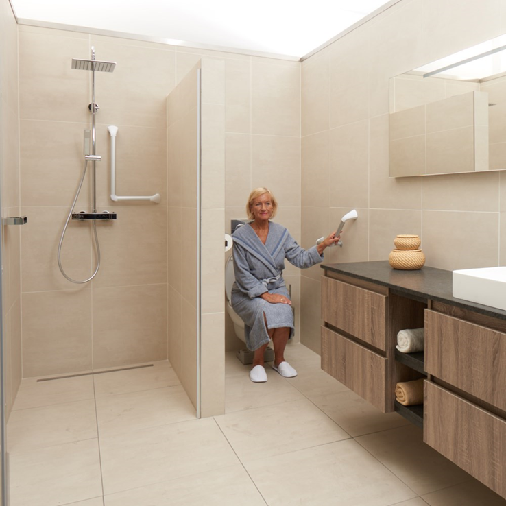 wandbeugel wit/aluminium secucare wandbeugel wit/aluminium secucare