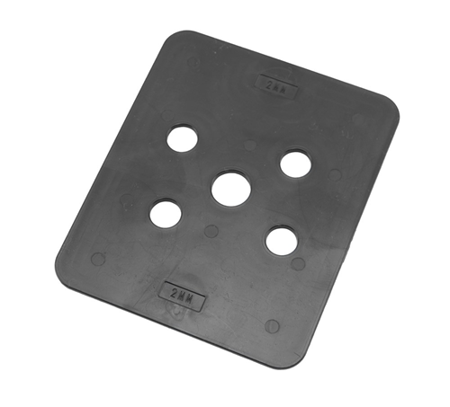 Hogedrukplaat Abs - 100X120X 2MM ZWART Hogedrukplaat Abs - 100X120X 2MM ZWART