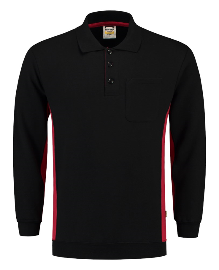 polosweater bicolor borstzak tricorp polosweater bicolor borstzak tricorp