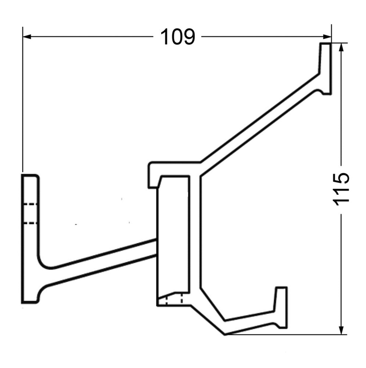 kapstok aluminium f1 mat hermeta kapstok aluminium f1 mat hermeta