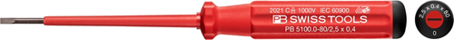 Schroevendraaier Zaagsnede Pb Swisstools - PB 5100.0-80/2.5 2.5MM Schroevendraaier Zaagsnede Pb Swisstools - PB 5100.0-80/2.5 2.5MM