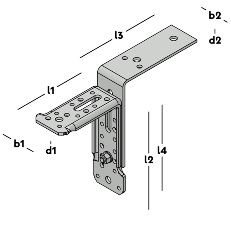 XL-kozijnstelbeugel zm XL-kozijnstelbeugel zm