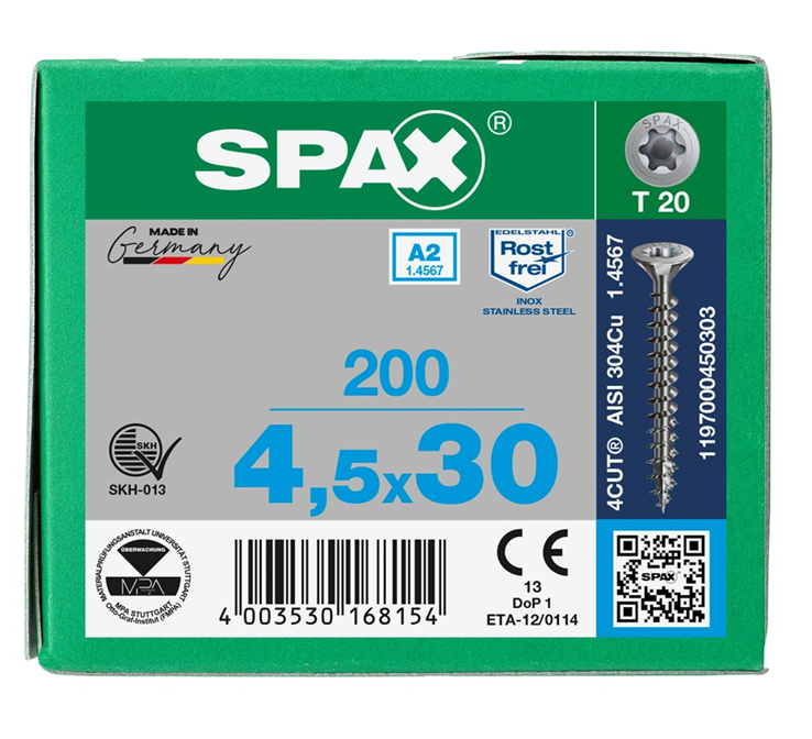 spaanplaatschroef rvs a2 spax spaanplaatschroef rvs a2 spax