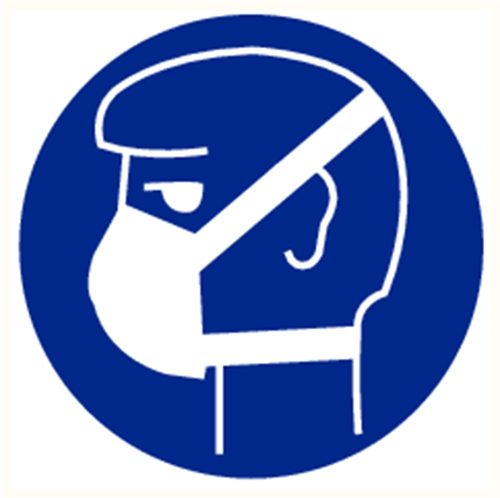 Gebodssticker Vinyl Blauw/Wit - Ø200MM PIC253 Gebodssticker Vinyl Blauw/Wit - Ø200MM PIC253