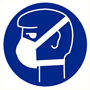 gebodssticker vinyl blauw/wit gebodssticker vinyl blauw/wit