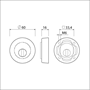 veiligheidsrozet aluminium f1 ami-4 veiligheidsrozet aluminium f1 ami-4
