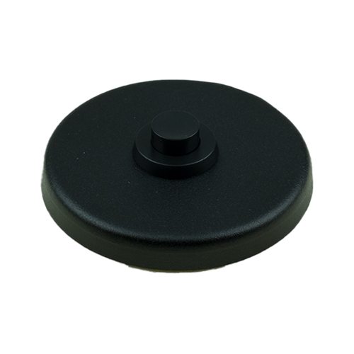 Beldrukker Aluminium Mat Zwart Oxloc - Ø56X7MM Beldrukker Aluminium Mat Zwart Oxloc - Ø56X7MM