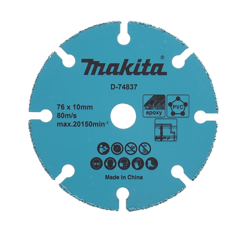 Doorslijpschijf Hm/Tcg Makita -  76X10X1.75MM Doorslijpschijf Hm/Tcg Makita -  76X10X1.75MM