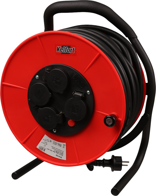 Kabelhaspel Neopreen Kelfort - 3X2.50MM2  40M  IP44 Kabelhaspel Neopreen Kelfort - 3X2.50MM2  40M  IP44