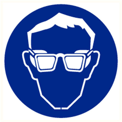 Gebodssticker Vinyl Blauw/Wit - Ø200MM PIC250 Gebodssticker Vinyl Blauw/Wit - Ø200MM PIC250