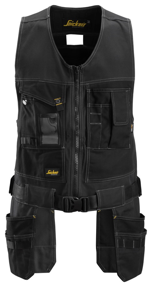 Toolvest Canvas+ Snickers - 4254 ZWART S Toolvest Canvas+ Snickers - 4254 ZWART S