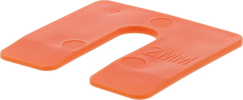 Uitvulplaatjes Kunststof Kelfort - VIERKANT  2MM ORANJE Uitvulplaatjes Kunststof Kelfort - VIERKANT  2MM ORANJE