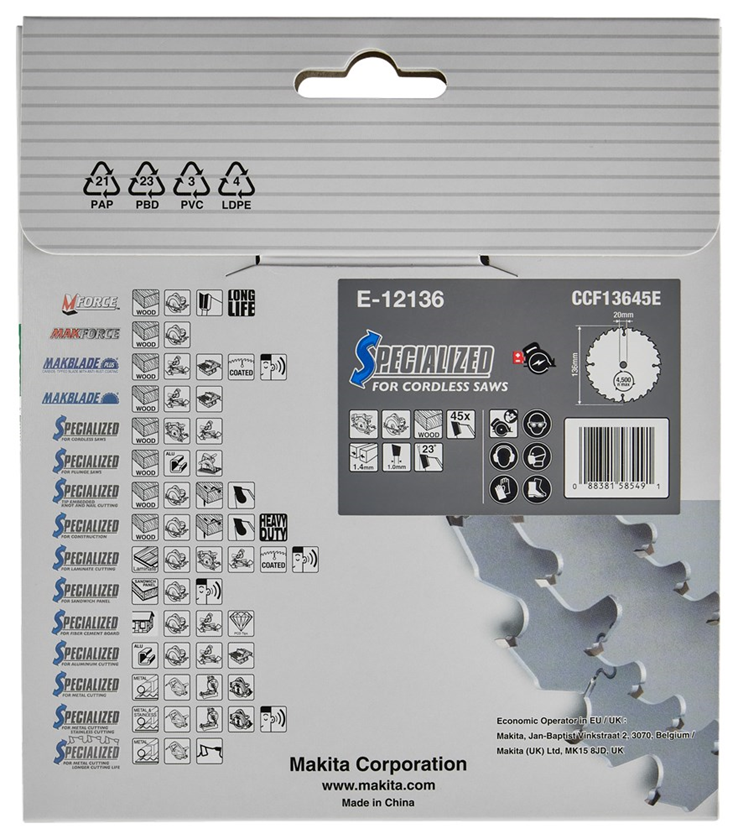 cirkelzaagblad hm makita cirkelzaagblad hm makita