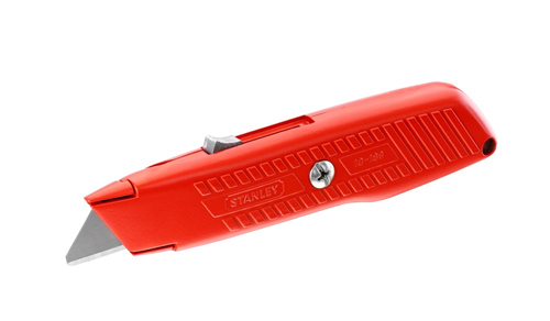 Veiligheidsmes Stanley - 155MM ROOD Veiligheidsmes Stanley - 155MM ROOD