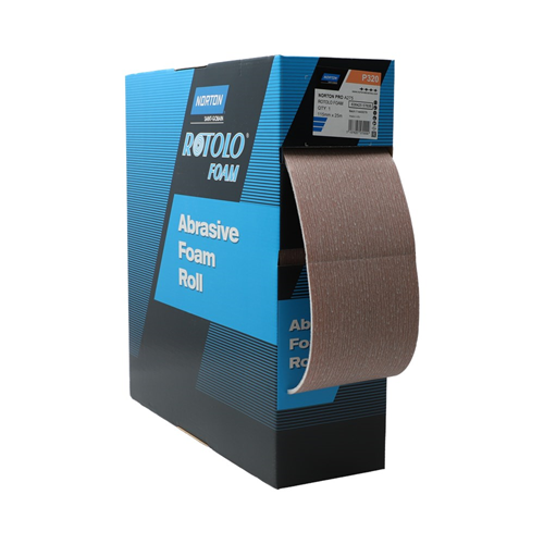 Schuurrol Fiber Rood Norton - PRO A275 115MM 25M K320 Schuurrol Fiber Rood Norton - PRO A275 115MM 25M K320