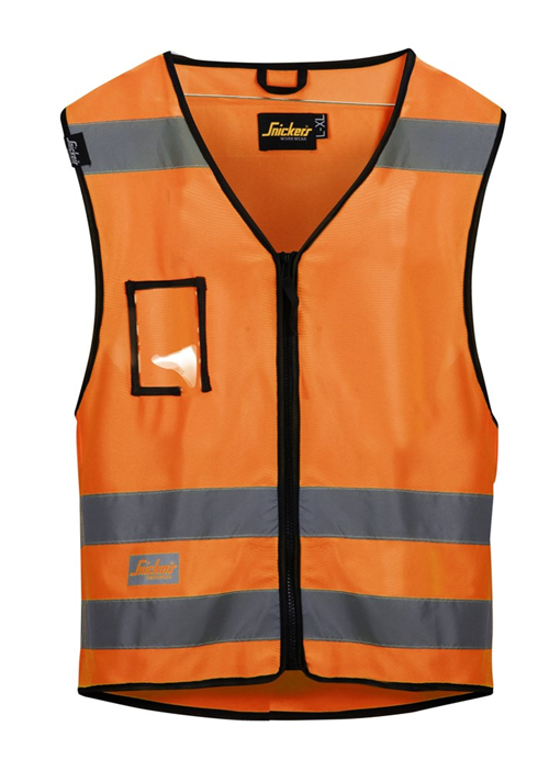 Veiligheidsvest Reflecterend Snickers - 9153 ORANJE FLUOR L/XL Veiligheidsvest Reflecterend Snickers - 9153 ORANJE FLUOR L/XL