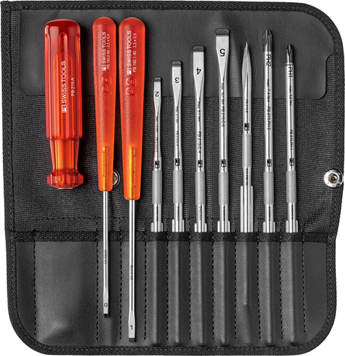 Schroevendraaierset Pb Swiss Tools - PB 215L 10-DELIG SL/PH/PRIEM Schroevendraaierset Pb Swiss Tools - PB 215L 10-DELIG SL/PH/PRIEM