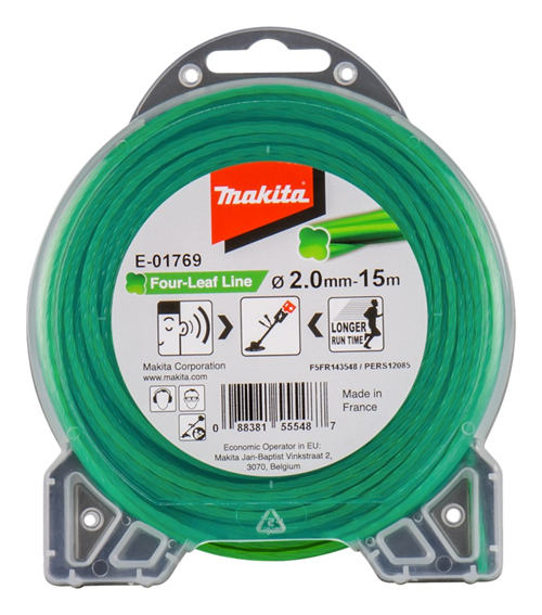 Maaidraad Makita - KLAVER 2.0MM 15M GROEN Maaidraad Makita - KLAVER 2.0MM 15M GROEN