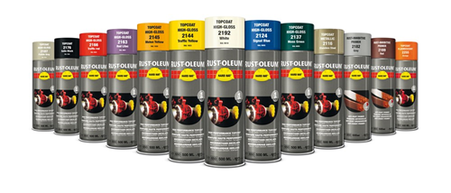 Deklaag Hardhat Rust-Oleum - 2165 500ML RAL 3000 HELDERROOD Deklaag Hardhat Rust-Oleum - 2165 500ML RAL 3000 HELDERROOD