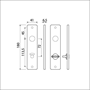 kortschild aluminium f2 ami-3 kortschild aluminium f2 ami-3