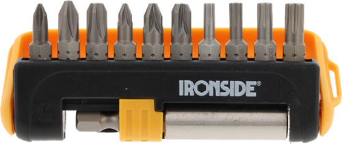 Schroefbitset Ironside - PLUS 25MM 11-DELIG PH/PZ/TX Schroefbitset Ironside - PLUS 25MM 11-DELIG PH/PZ/TX