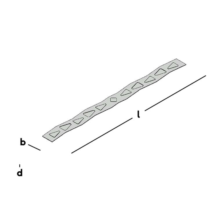 lijmkoppelstrip zig-zag rvs a4 lijmkoppelstrip zig-zag rvs a4