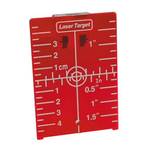 Richtschildje Voor Laser Levelfix - ROOD Richtschildje Voor Laser Levelfix - ROOD