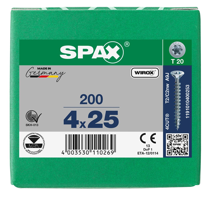 spaanplaatschroef wirox spax spaanplaatschroef wirox spax