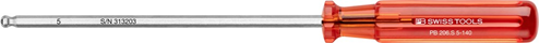 Schroevendraaier Inbus Pb Swiss Tools - PB 206.S 5-140 5.0MM Schroevendraaier Inbus Pb Swiss Tools - PB 206.S 5-140 5.0MM