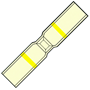 kabelschoen verbinder waterdicht transp.-2 kabelschoen verbinder waterdicht transp.-2
