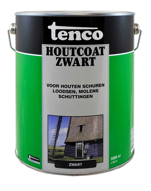 Houtcoat Zwart Tenco - 5000ML Houtcoat Zwart Tenco - 5000ML