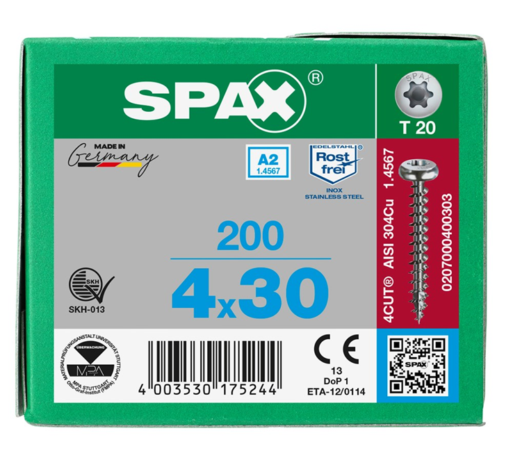 spaanplaatschroef rvs a2 spax spaanplaatschroef rvs a2 spax
