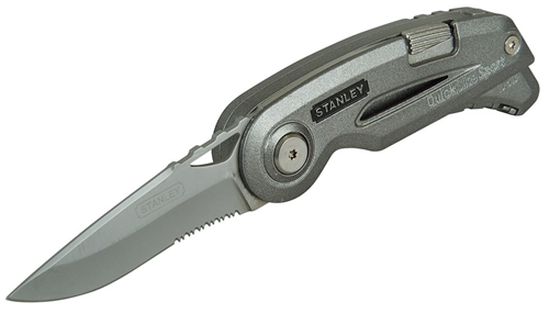 Uitschuif-/Klapmes Stanley - QUICKSLIDE SPORTMES 120MM Uitschuif-/Klapmes Stanley - QUICKSLIDE SPORTMES 120MM
